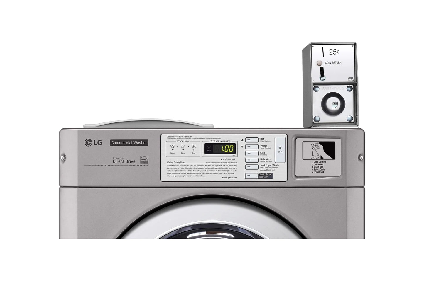 Lg 10kg Commercial Washing Machine WM 069FDFS