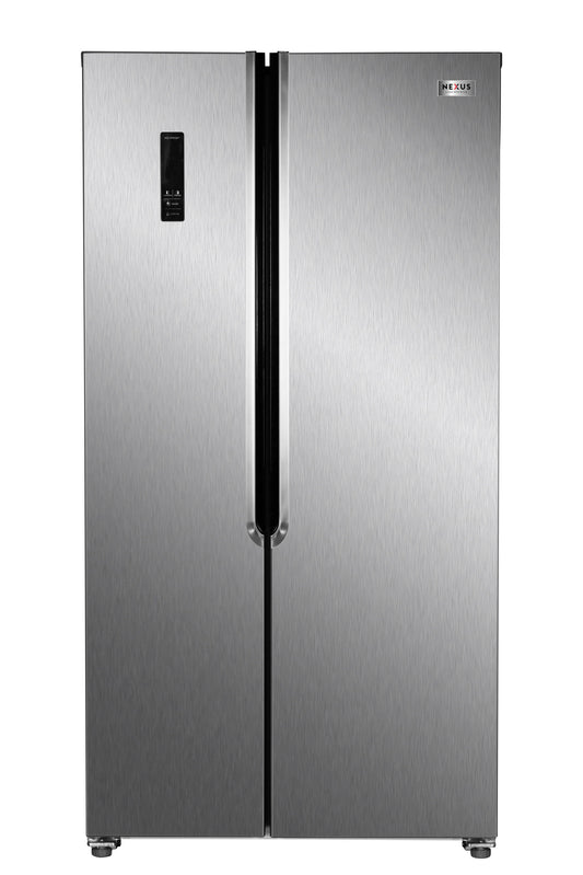 Nexus NX-551FF 475liters Side By Side Refrigerator INOX