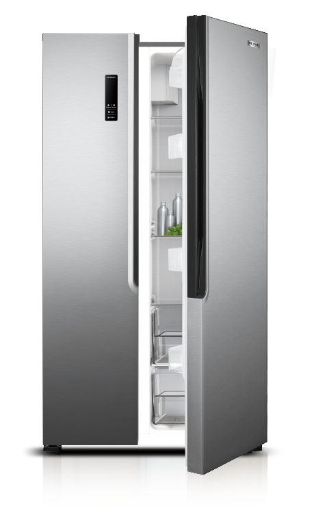 Nexus NX-551FF 475liters Side By Side Refrigerator INOX