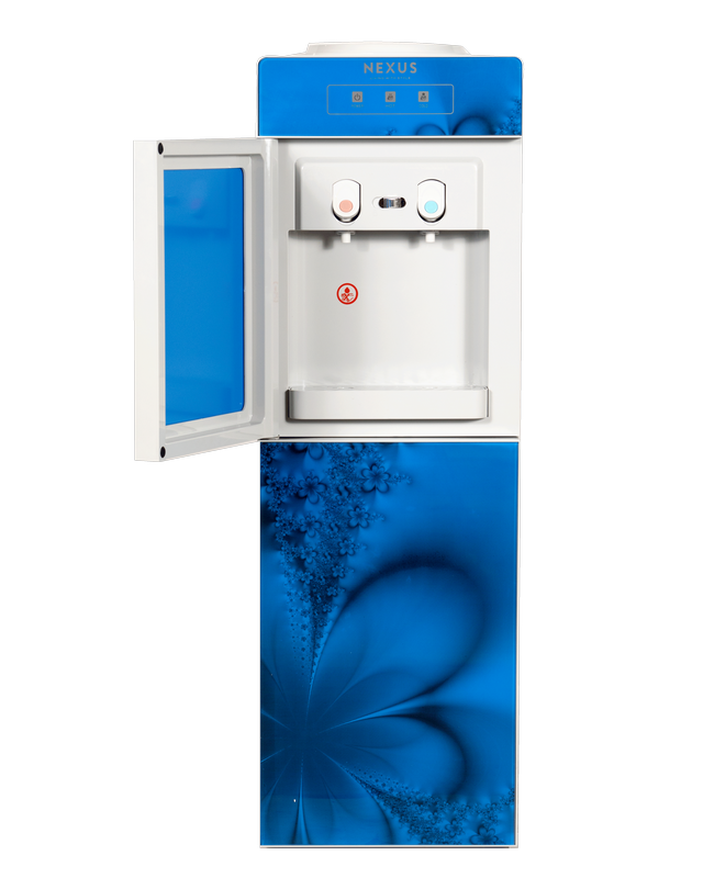 Nexus NX-016BI Top Load Water Dispenser With Fridge (Blue)
