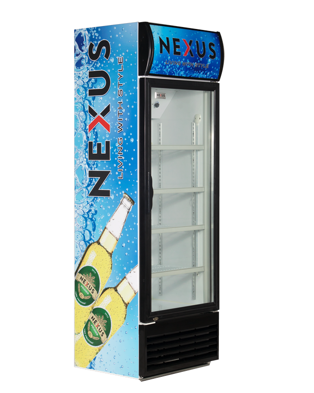 Nexus NX-601 300 Liters Upright Showcase Refrigerator