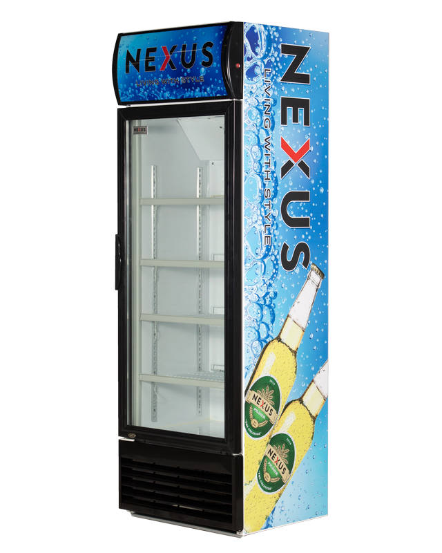 Nexus NX-601 300 Liters Upright Showcase Refrigerator