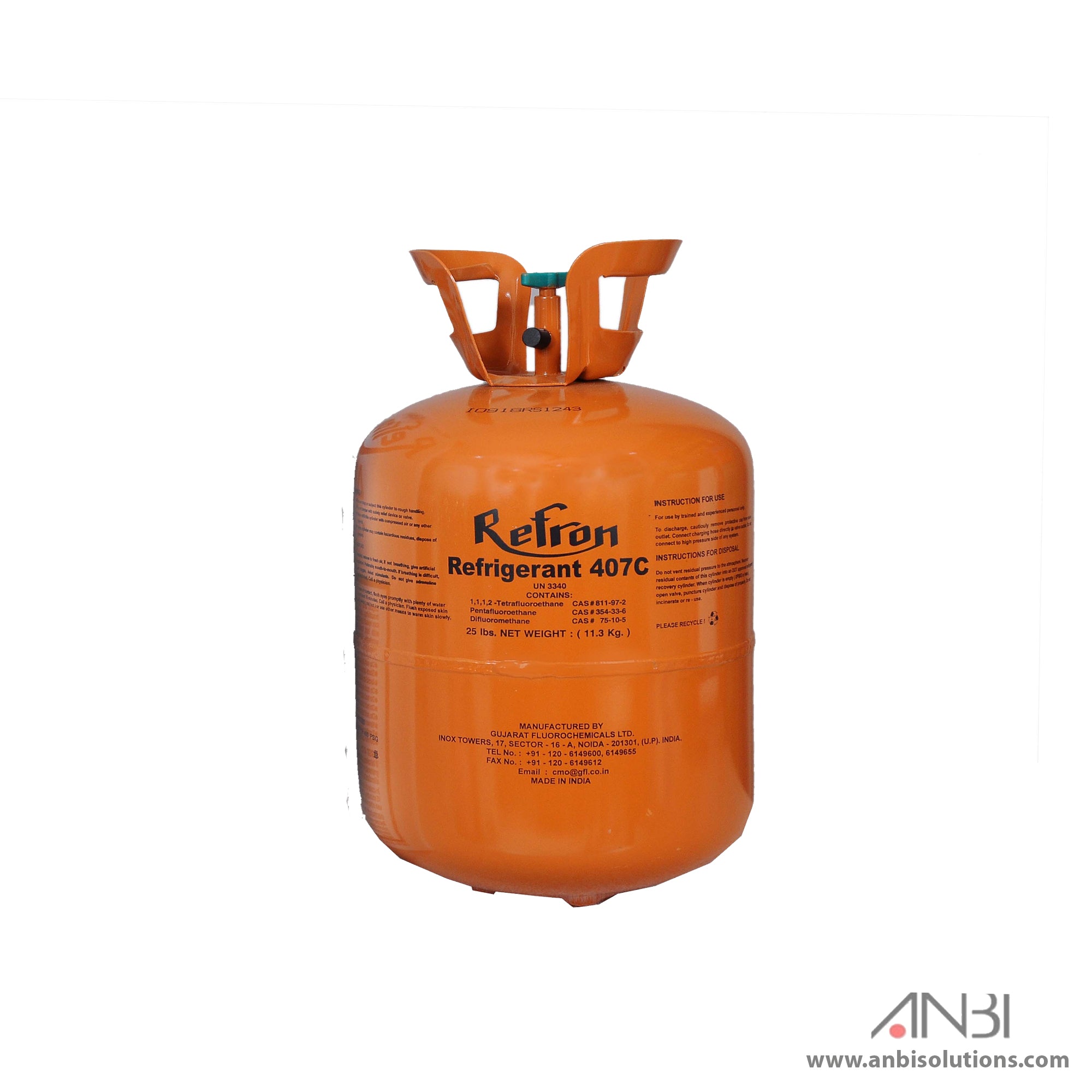 Kenstar Refron R407C Refrigerant Gas Cylinder – Alabamart