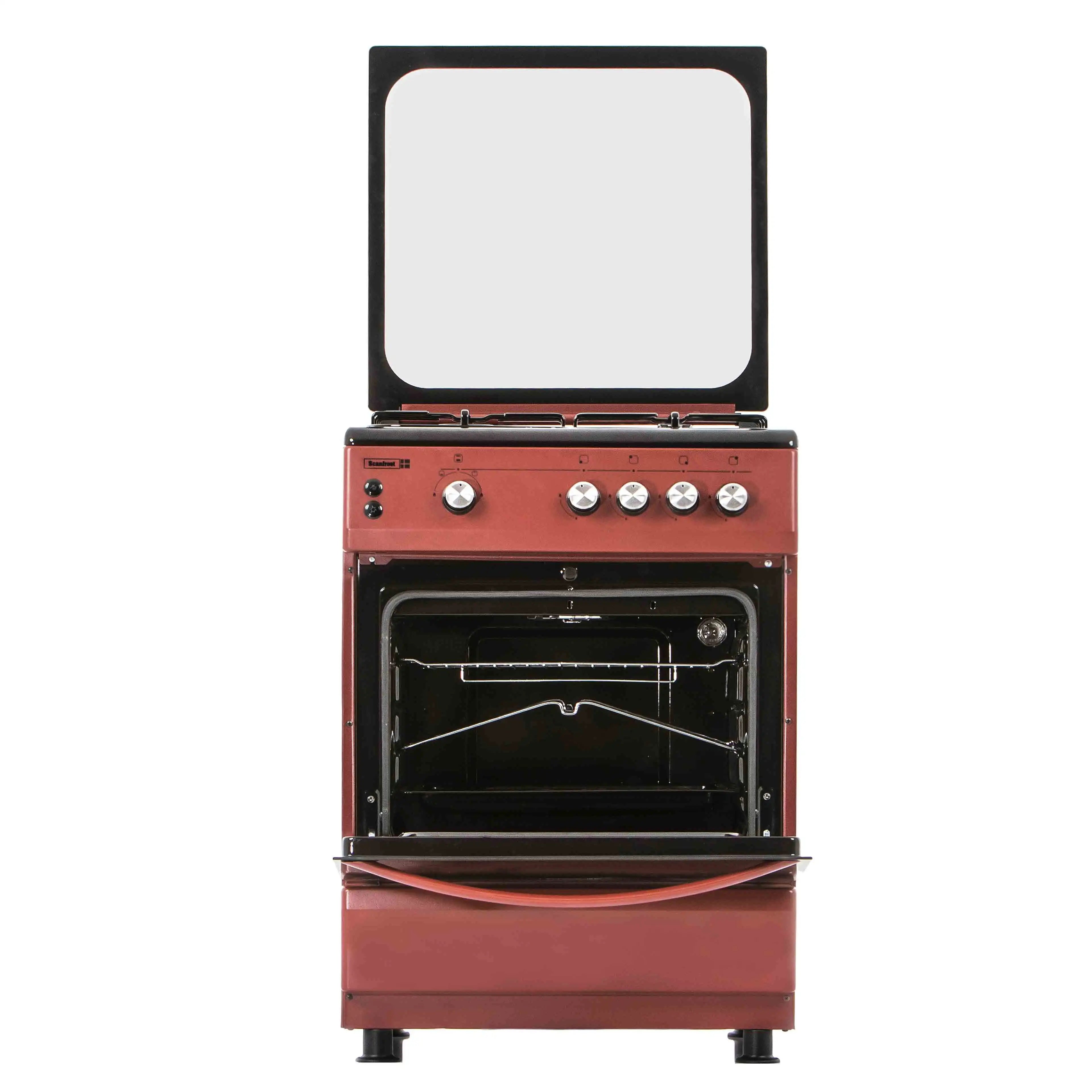 Scanima Cooker Scanfrost Standing 4 Burners gas cooker – CK6302R Online at Alabamart.com