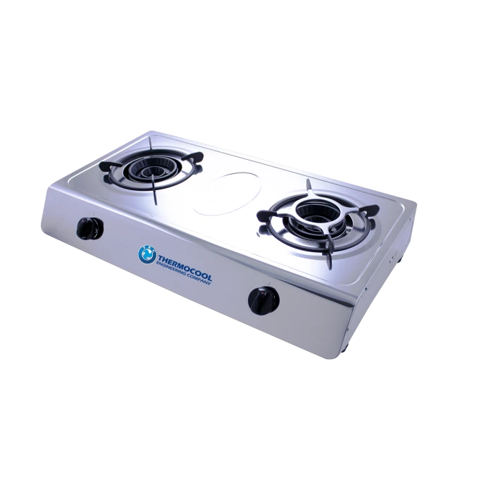 Haier Thermocool 2 Hob Stainless Steel Table Top Gas Cooker TGC-2SA  | 100107863