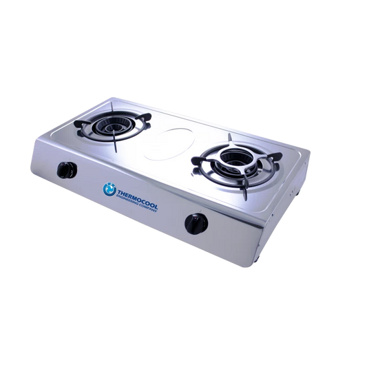 Haier Thermocool 2 Hob Stainless Steel Table Top Gas Cooker TGC-2SA  | 100107863