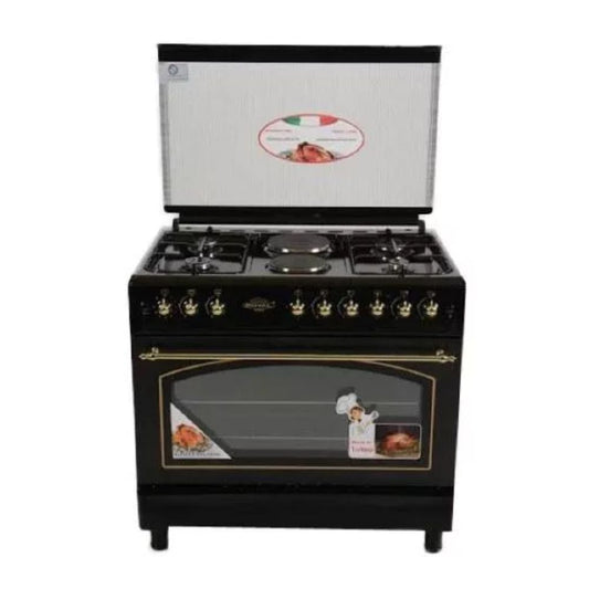 Royal 60x90 4 Gas Burner+ 2 Electric Hotplate Standing Gas Cooker RPG6942BC