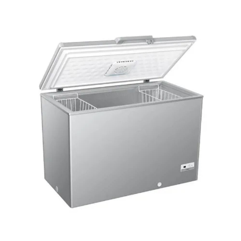 Haier Thermocool HTF-379TS R6  379 Litres Inverter Chest Freezer Silver