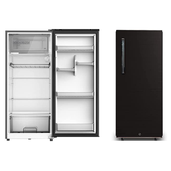 Midea HD-216F 173 litres Single Door Refrigerator (Jazz Black)