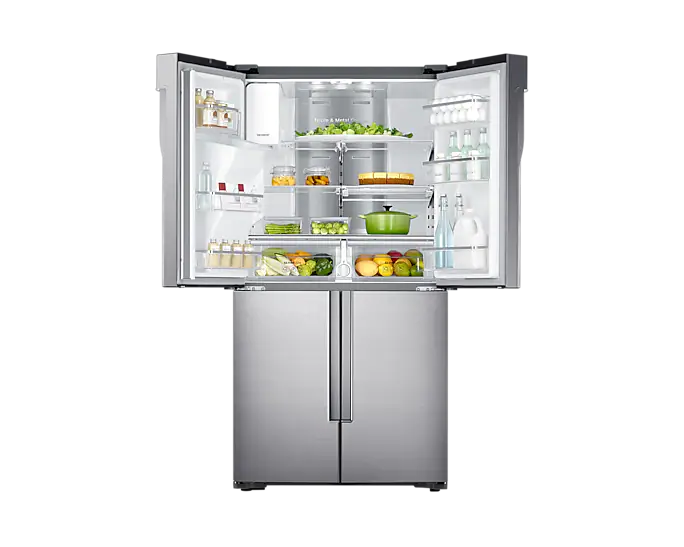 Samsung RF56J9040SR/EU 644 Litres Side By Side Refrigerator With Water Dispenser & Ice Maker
