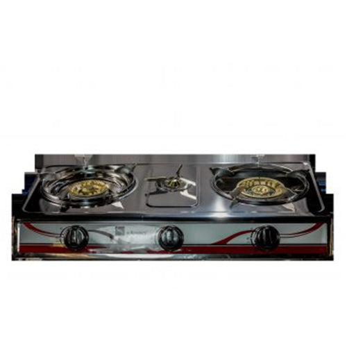 Saisho S-307(1) Three Burner Gas Stove Steel