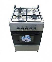 Scanfrost 3 Gas Burner + 1 Electric Hotplate Standing Cooker  With Gas Oven Grey – SFC5402S
