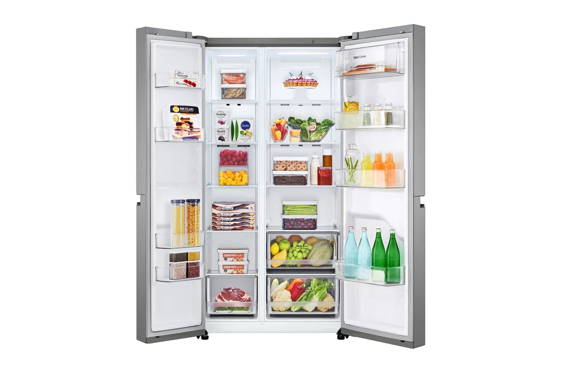 Lg 674 Litres Side By Side Refrigerator With Water Dispenser REF 257 SLRS-J