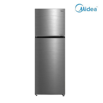 Midea HD-468FWEN 360 litres Blue Steal Top Freezer Refrigerator